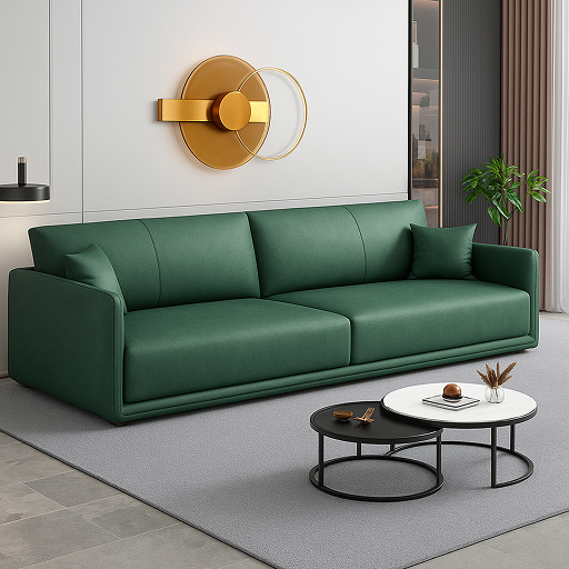 Image of Leather Sofa SLS-20