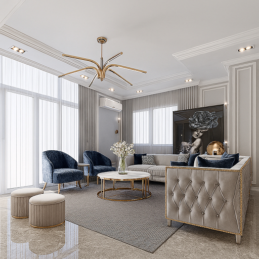 Image of Living Room Sofa LRS-5